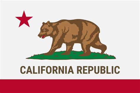 State Flag Of California Printable